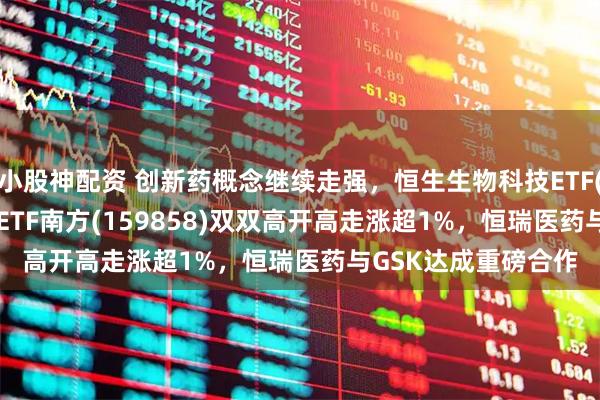 小股神配资 创新药概念继续走强，恒生生物科技ETF(159615)、创新药ETF南方(159858)双双高开高走涨超1%，恒瑞医药与GSK达成重磅合作